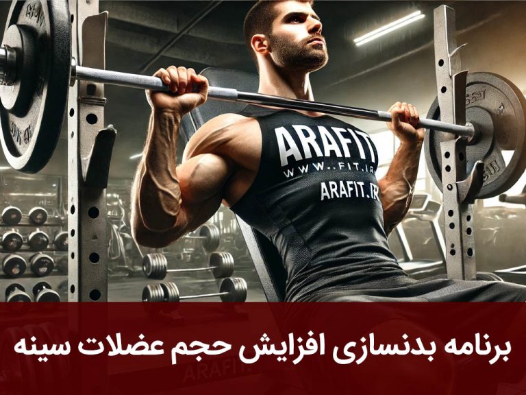 برنامه بدنسازی افزایش حجم عضلات سینه
