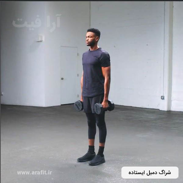 شراگ دمبل ایستاده