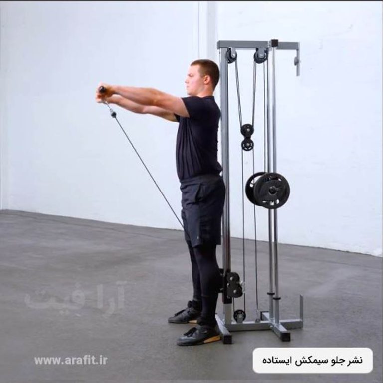 نشر از جلو سیمکش ایستاده