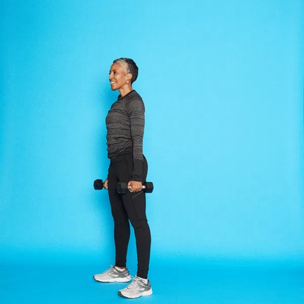 برپی با دمبل